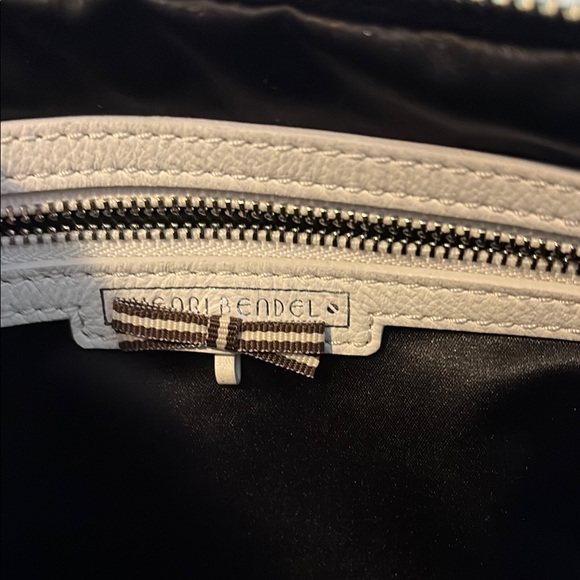 Henri Bendel Black Clutch with Silver Eyelets